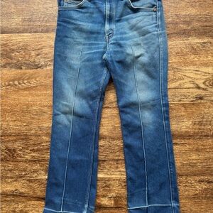 Vintage Levi's Men's Blue Bootcut Jeans